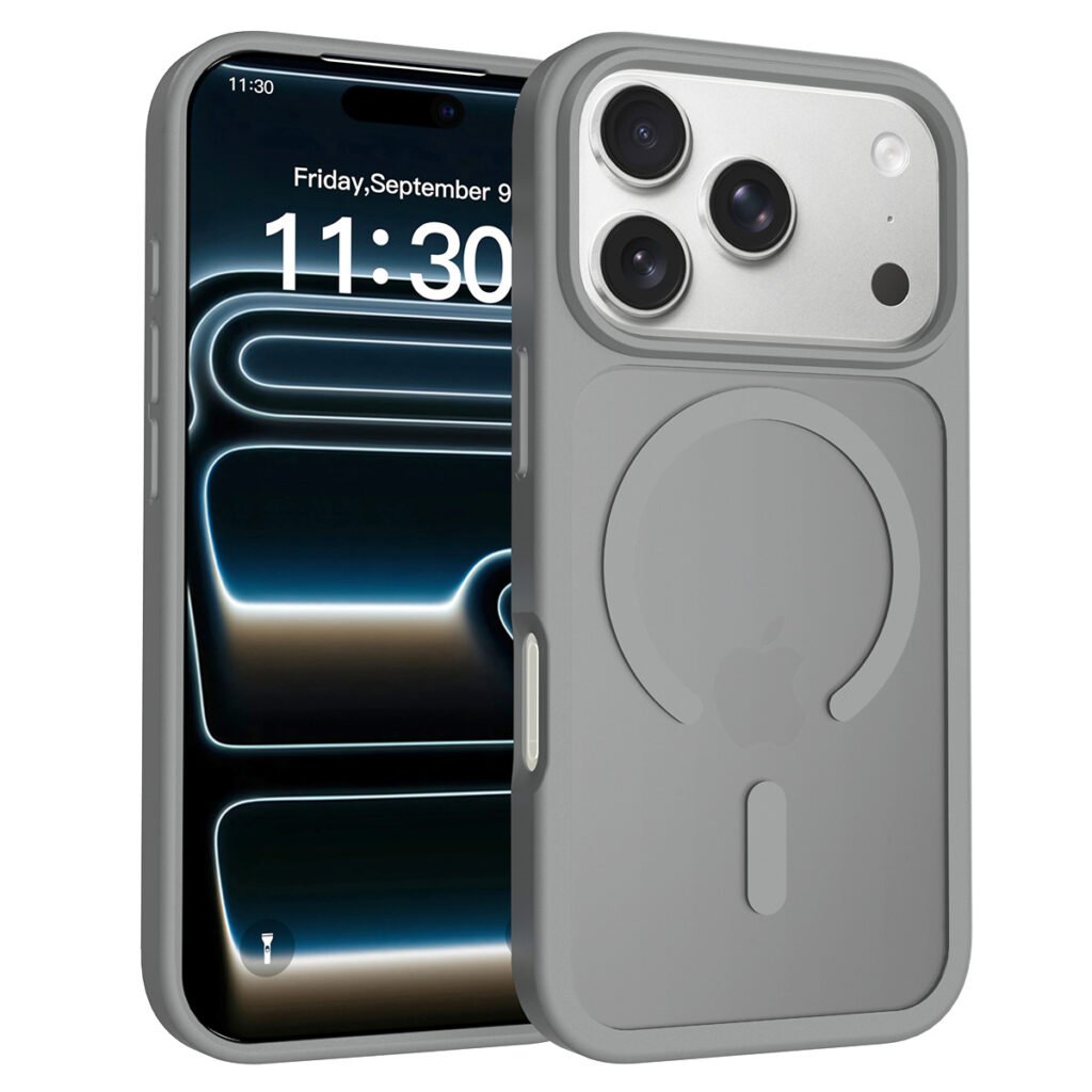 iPhone 18 Pro (17 Pro compatible) - Silver Shield Touch-Skin One-Step (Magnetic Attachment)