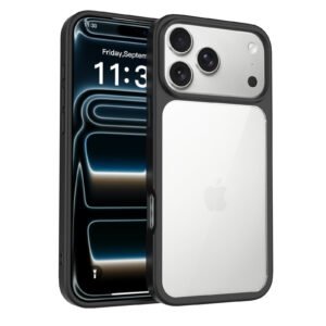 iPhone 18 Pro Max (common for 17 Pro Max) Silver Shield Transparent Two-in-One - Image 14