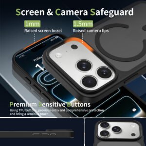 iPhone 18 Pro (17 Pro compatible) - Silver Shield Touch-Skin One-Step (Magnetic Attachment) - Image 5