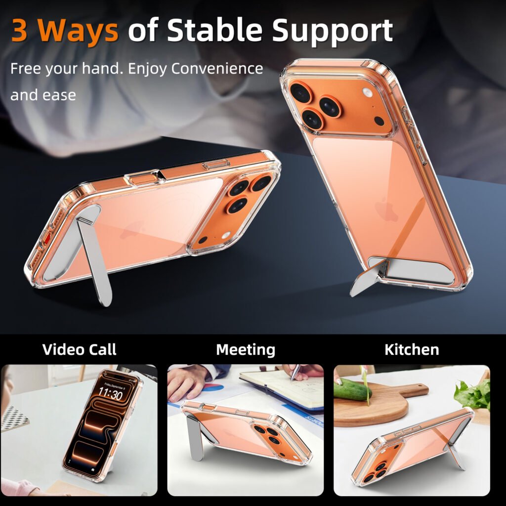 iPhone 17 Pro Max (common for 18 Pro Max) 2.0 Anti-Scratch Single-Head Support Bracket
