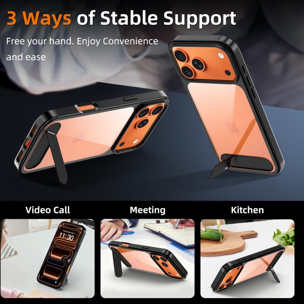 iPhone 17 Pro Max (common for 18 Pro Max) 2.0 Anti-Scratch Single-Head Support Bracket