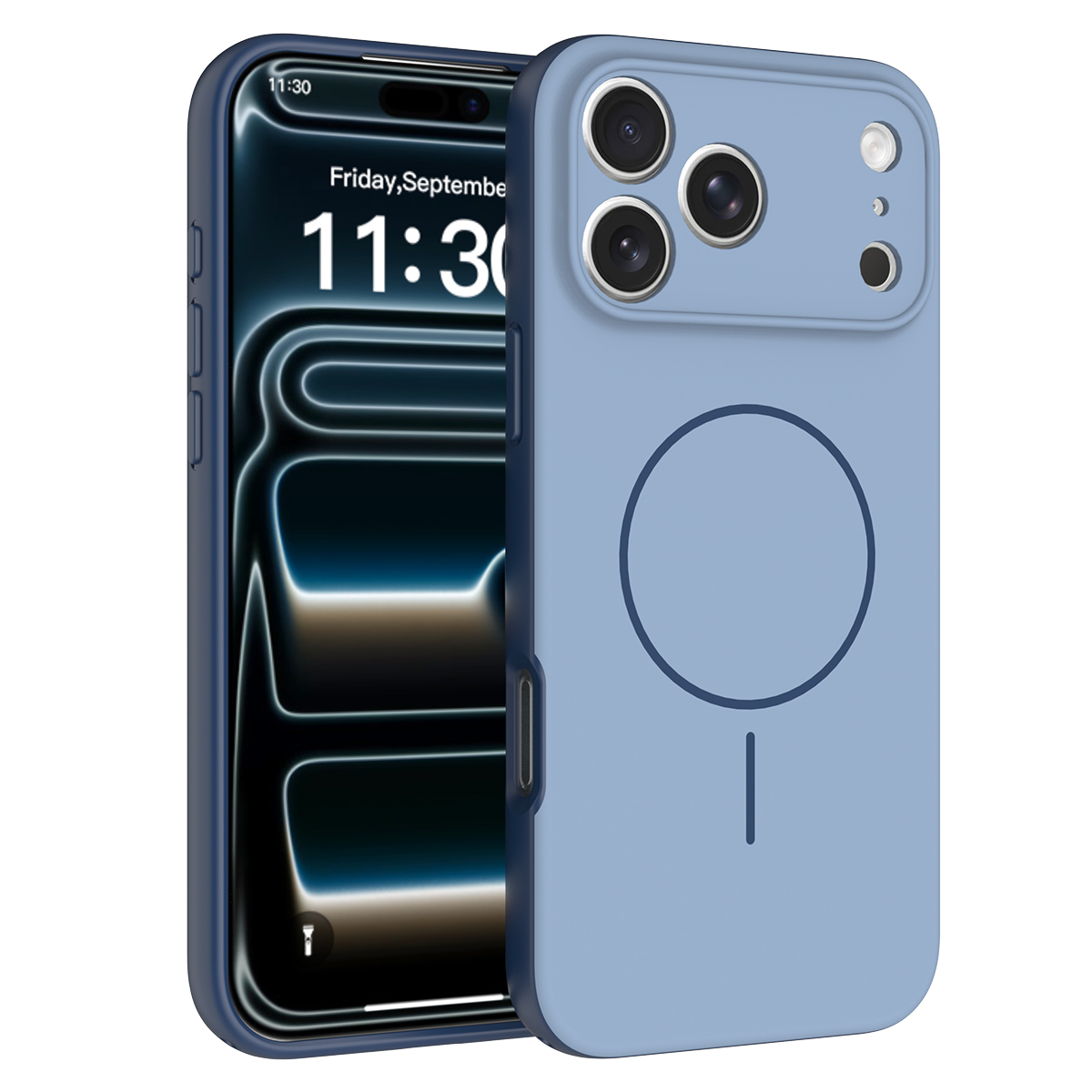 iPhone 17 Pro Max (18 Pro Max universal) Fengzhou Skin-Feel Two-in-One (Magnetic Attachment) - Image 9