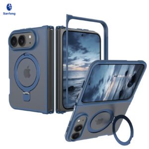 iPhone 18 Fold - Left and Right Folding - Silver Skin Texture (Racket Support) - Image 3