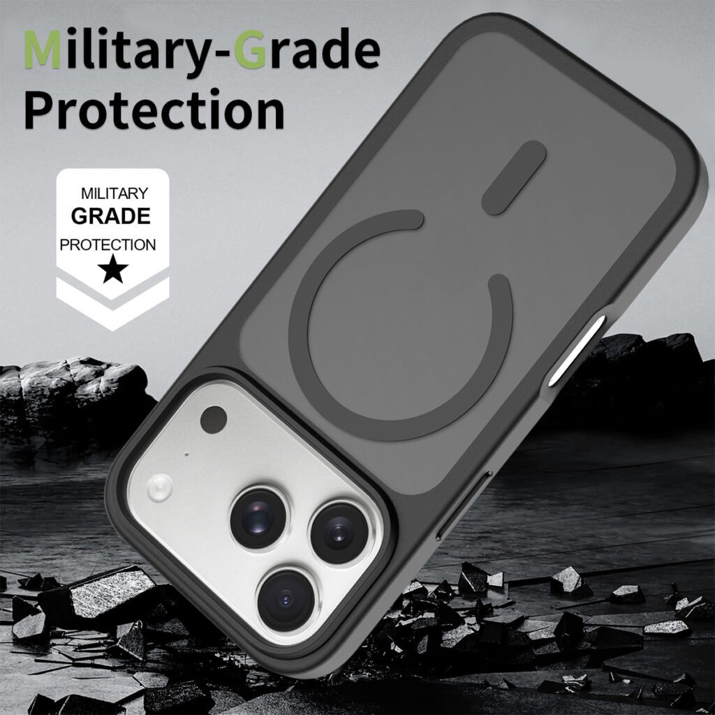 iPhone 18 Pro (17 Pro compatible) - Silver Shield Touch-Skin One-Step (Magnetic Attachment)