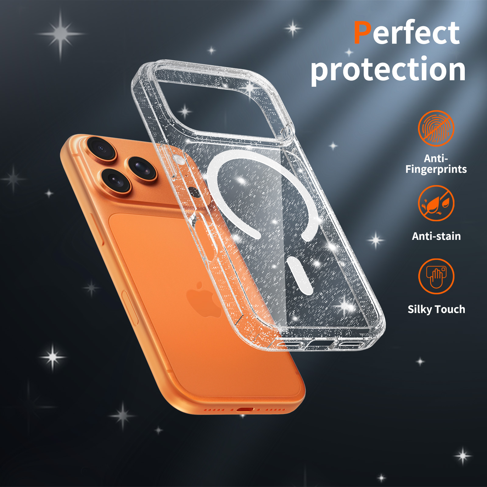 iPhone 18 Pro (suitable for 17 Pro) Anti-Scratch Two-in-One Flash Powder Magnetic Attachment Model - Image 5