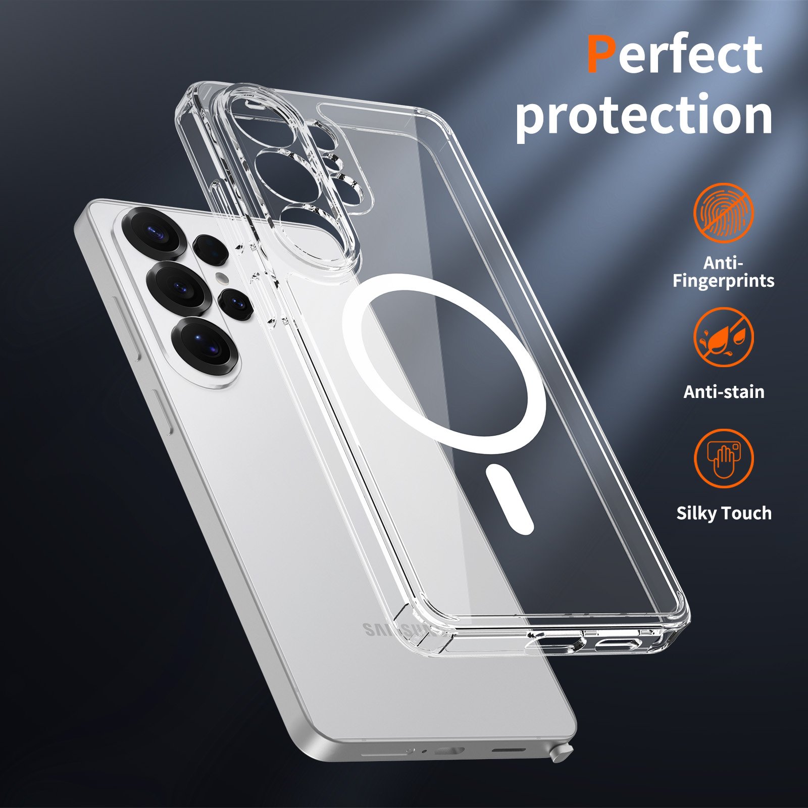 Samsung S26 Ultra Perforated Scratch-Resistant (Magnetic) - Image 5