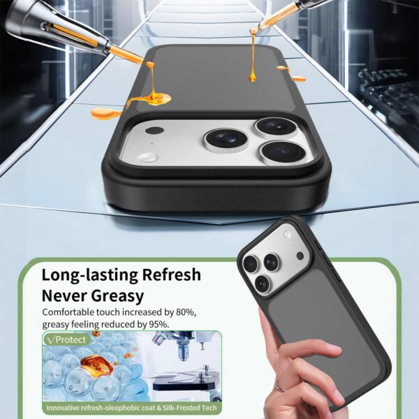iPhone 17 Pro (common for 18 Pro) - Silver Shield Touch-Skin Two-in-One