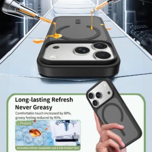 iPhone 18 Pro (17 Pro compatible) - Silver Shield Touch-Skin One-Step (Magnetic Attachment) - Image 6