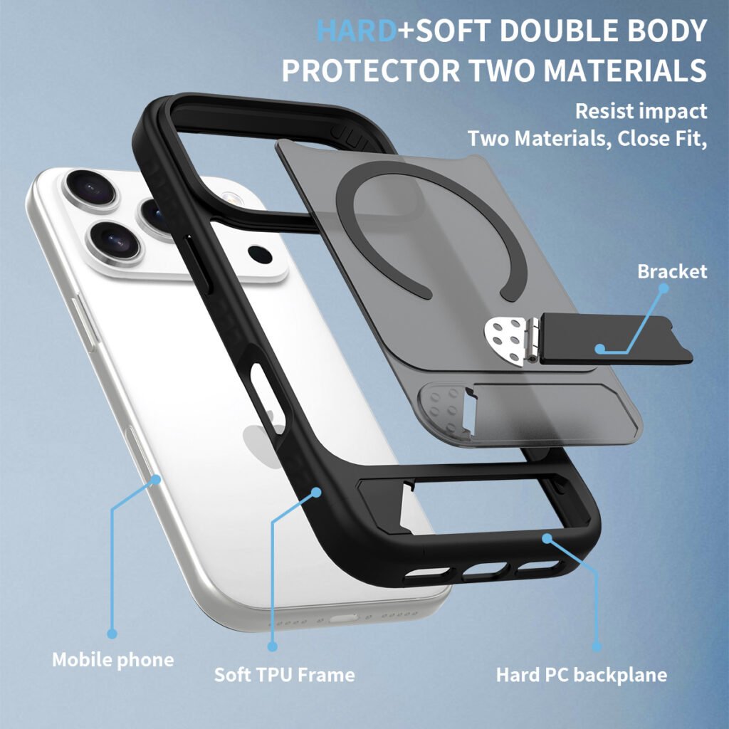 iPhone 18 Pro (17 Pro compatible) - Fengshang Skin-Feeling 45° Stand (Magnetic)