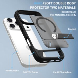 iPhone 18 Pro (17 Pro compatible) - Fengshang Skin-Feeling 45° Stand (Magnetic) - Image 7