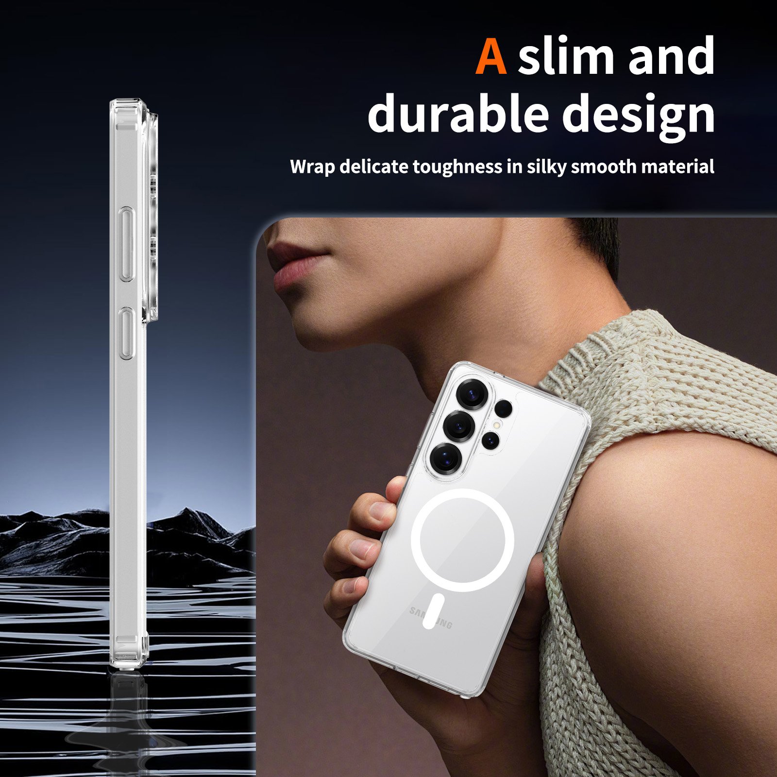 Samsung S26 Ultra Perforated Scratch-Resistant (Magnetic) - Image 6