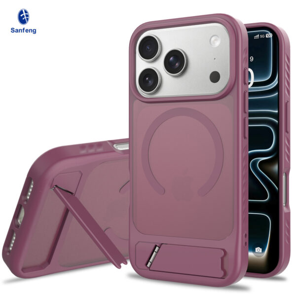 iPhone 18 Pro (17 Pro compatible) - Fengshang Skin-Feeling 45° Stand (Magnetic)