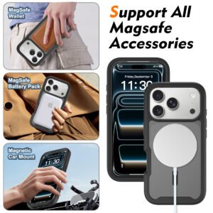 iPhone 17 Pro (18 Pro compatible) Skin-Finished Starry Night Waterproof Case - Image 5