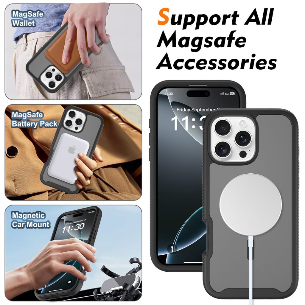 iPhone 16 Pro Max Skin-Protected Starry Sky All-Weather Case
