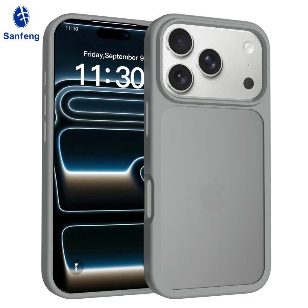 iPhone 17 Pro (common for 18 Pro) - Silver Shield Touch-Sensitive Two-in-One