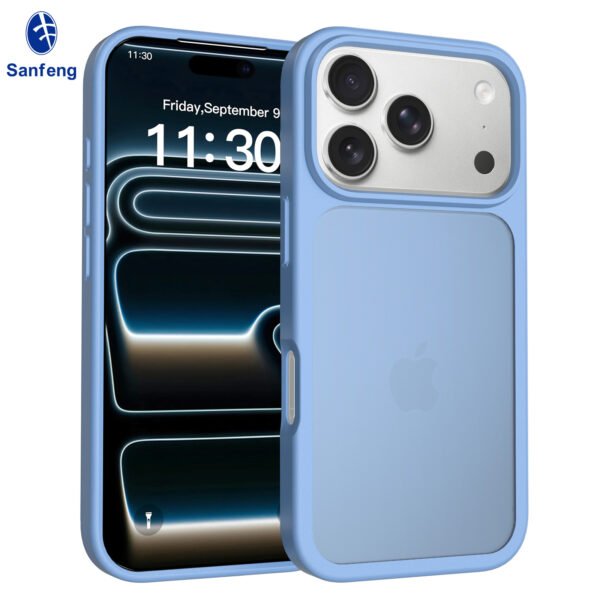 iPhone 18 Pro (common for 17 Pro) - Silver Shield Touch-Sensitive Two-in-One