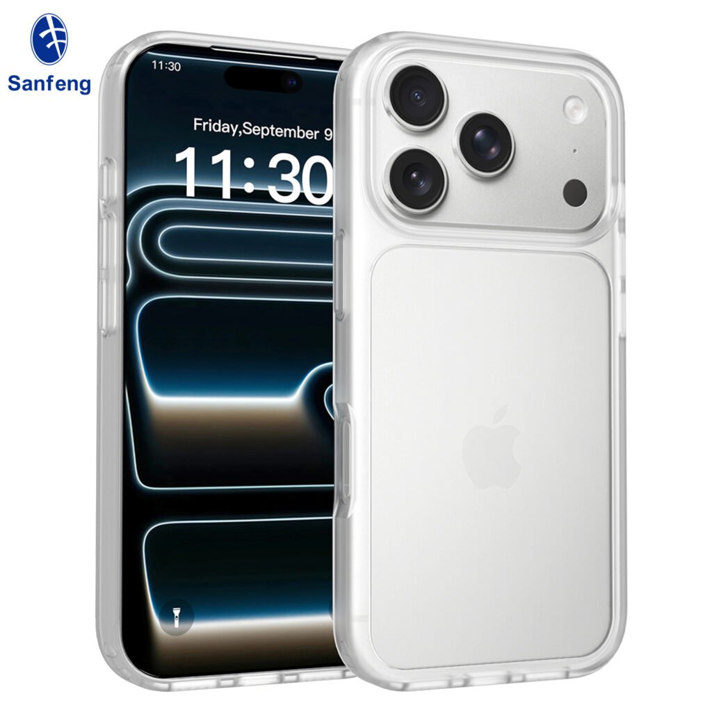 iPhone 17 Pro (common for 18 Pro) - Silver Shield Touch-Sensitive Two-in-One