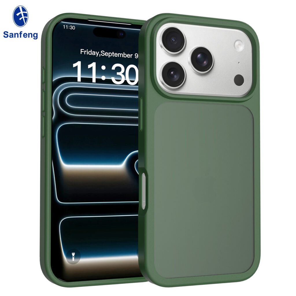 iPhone 17 Pro (common for 18 Pro) - Silver Shield Touch-Sensitive Two-in-One