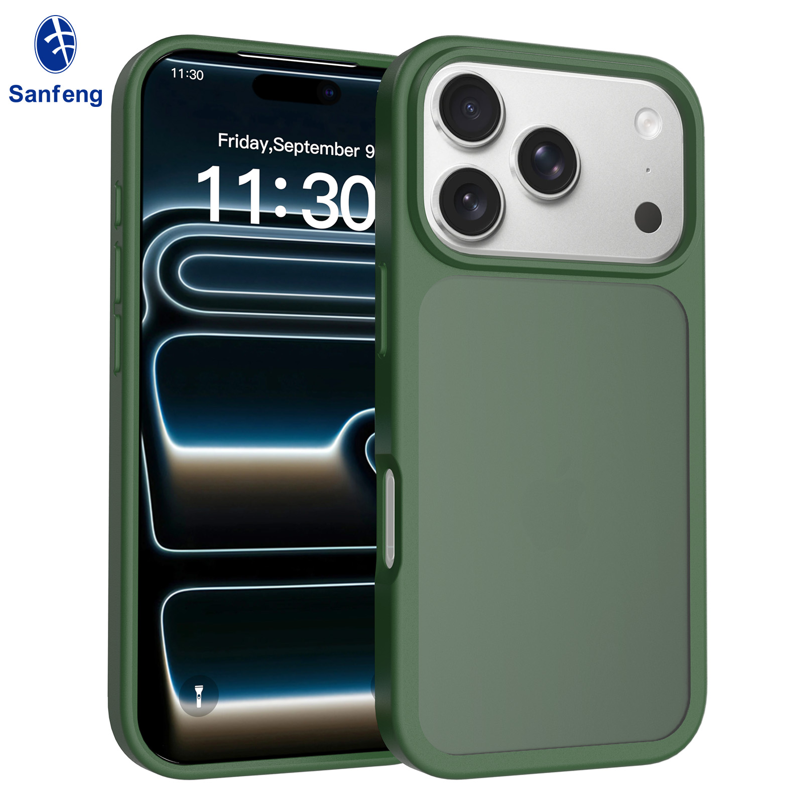 iPhone 17 Pro (common for 18 Pro) - Silver Shield Touch-Sensitive Two-in-One - Image 21