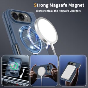 iPhone 18 Fold - Left and Right Folding - Silver Skin Texture (Racket Support) - Image 6